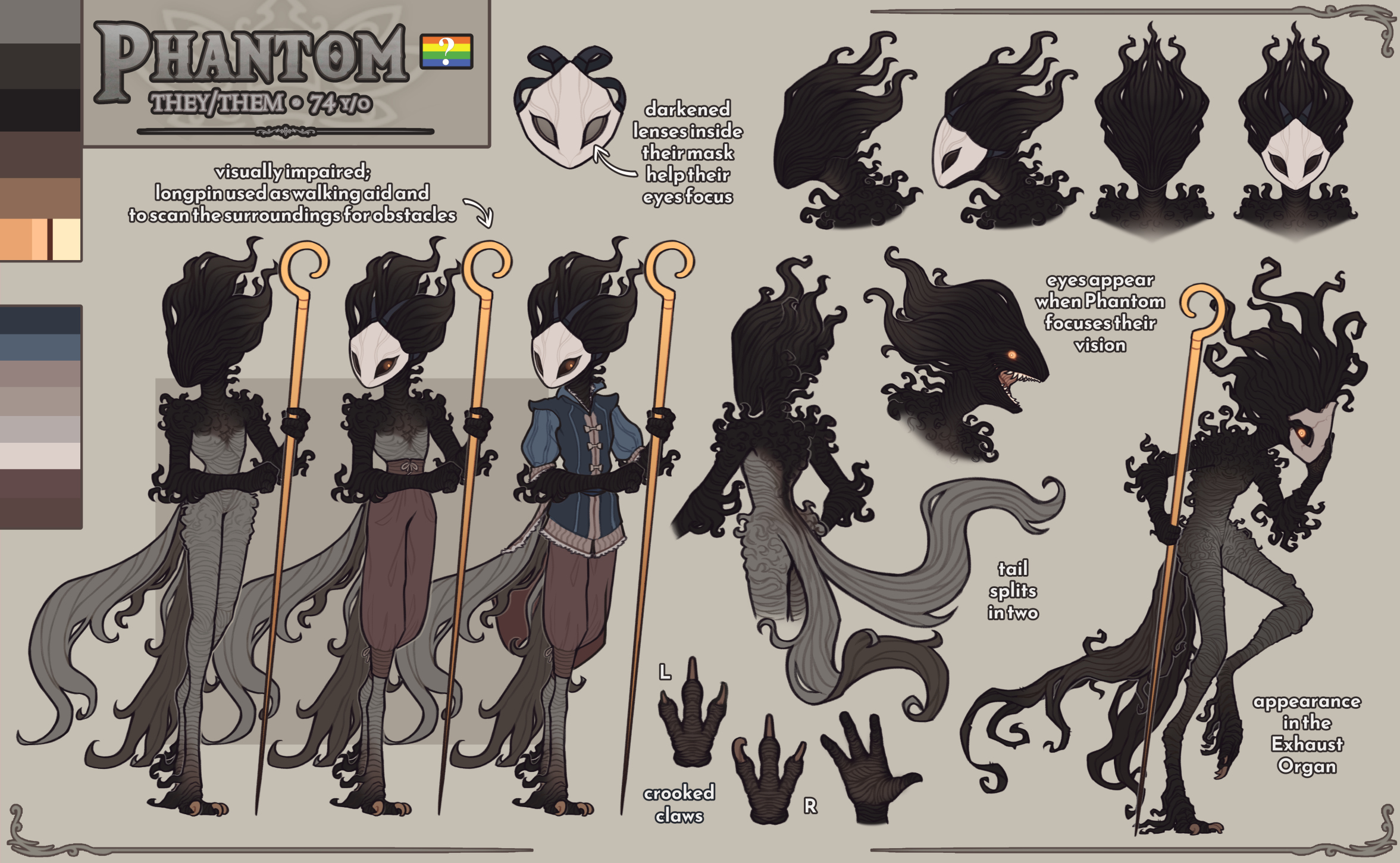 Phantom's reference sheet